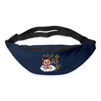 Teufelchen auf Wolke - Gürteltasche - Navy - Vorne