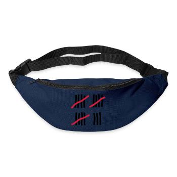 18 Jahre - Geburtstag - Gürteltasche - Navy - Vorne