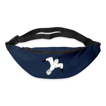 mouette - Sac banane - marine - Devant