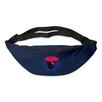 skull pirate - Bum bag - navy - Front