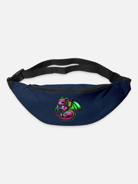 Drache - Gürteltasche - Navy