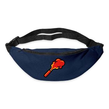 Bengal Fire Pyro Smoke Icon - Bum bag - navy - Front