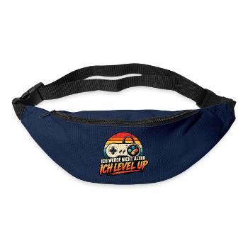 Gamer Geburtstag älter werden - Gürteltasche - Navy - Vorne