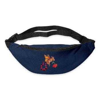 Fantastische Fledermaus - Gürteltasche - Navy - Vorne