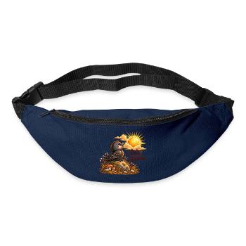Auf zu neuen Abenteuern - Gürteltasche - Navy - Vorne