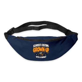 Günstiges Grusel-Kostüm Erwachsener - Gürteltasche - Navy - Vorne