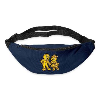 Pfefferkuchen Weihnachten Liebe - Gürteltasche - Navy - Vorne