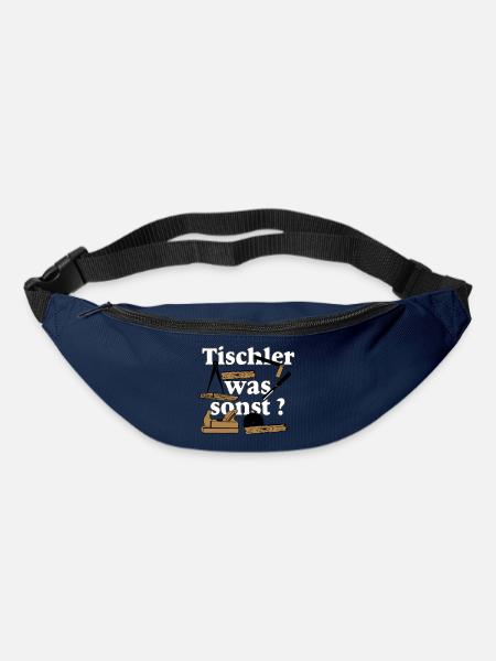 Schreiner,Tischler , Tischler was sonst (25) - Gürteltasche - Navy