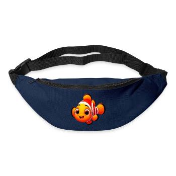 Poisson-clown - Sac banane - marine - Devant