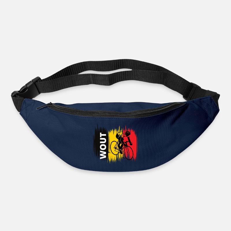 Wout Van Aert - Chamption cycliste - Sac banane - marine