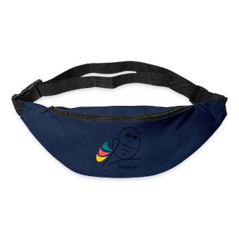 VACANCES. BONNES VACANCES. MAÎTRESSE. MAÎTRE. PROF - Sac banane - marine - Devant
