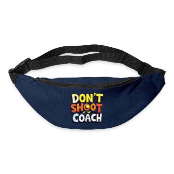 Nicht auf den Trainer schießen - Gürteltasche - Navy - Vorne