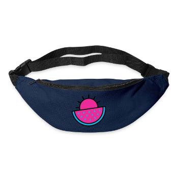 Watermelon Sun 90s Pop Art - Bum bag - navy - Front