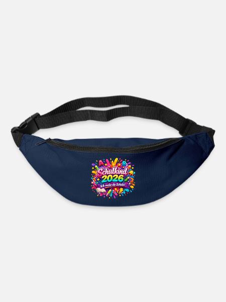 Einschulung 2026 - Ich rocke die Schule - Gürteltasche - Navy