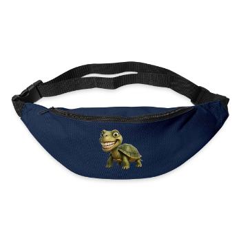 Funny Smile Turtle – Happy Shell - Gürteltasche - Navy - Vorne