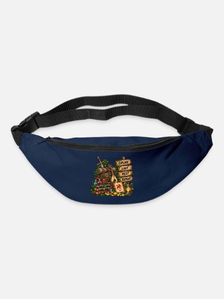 Abenteuer Loot Rast Wiederholen - Gürteltasche - Navy