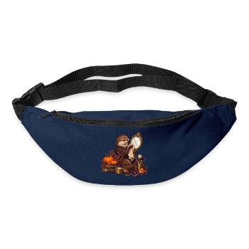 Otter restauriert einen antiken Handspiegel - Gürteltasche - Navy - Vorne