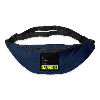 Schwierigkeitsgrad: Leicht, Normal, schweres Erwachsenenalter, - Gürteltasche - Navy - Vorne