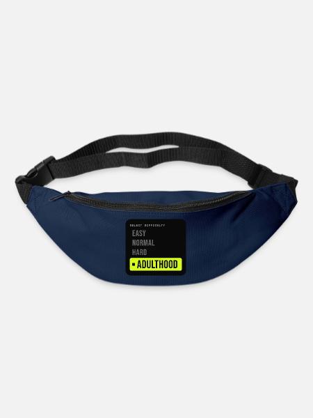 Schwierigkeitsgrad: Leicht, Normal, schweres Erwachsenenalter, - Gürteltasche - Navy