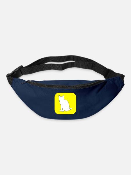 SnapChat(te) (französisches Wortspiel) - Gürteltasche - Navy