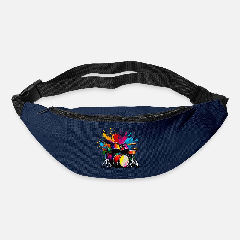 Bunte Perkussion - Gürteltasche - Navy