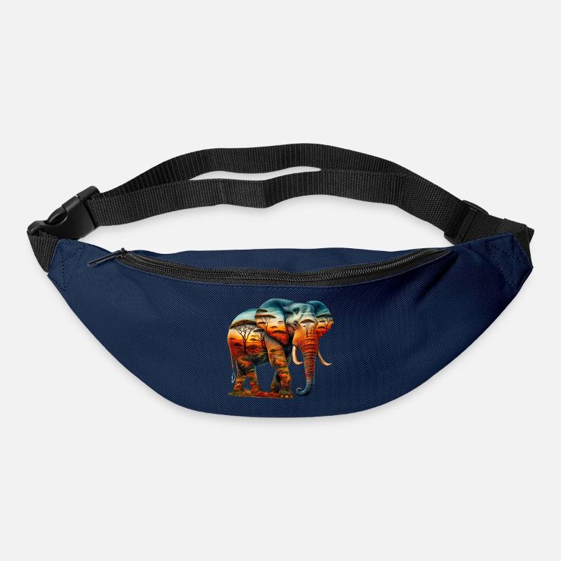 Elefant - Gürteltasche - Navy