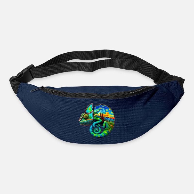 Van Gogh Chamäleon - Gürteltasche - Navy
