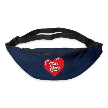 "That's AiMore" pun shirt with her - Bum bag - navy - Front