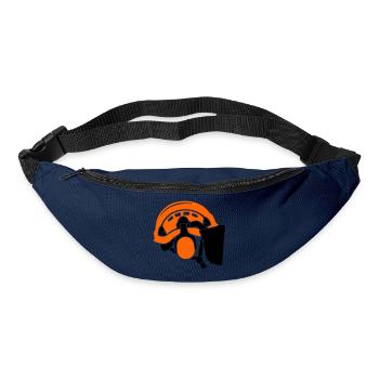 Forestry helmet, tree care, forest workers, lumberjacks - Bum bag - navy - Front
