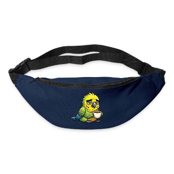 Wellensittich Wellensittichbesitzer Wellensittiche - Gürteltasche - Navy - Vorne