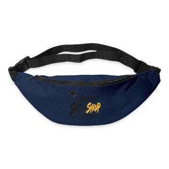 Graffiti-Skript-Burst-Logo - Gürteltasche - Navy - Vorne