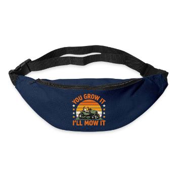 You Grow It I'll Mow It Rasenmäher Fans Geschenk - Gürteltasche - Navy - Vorne