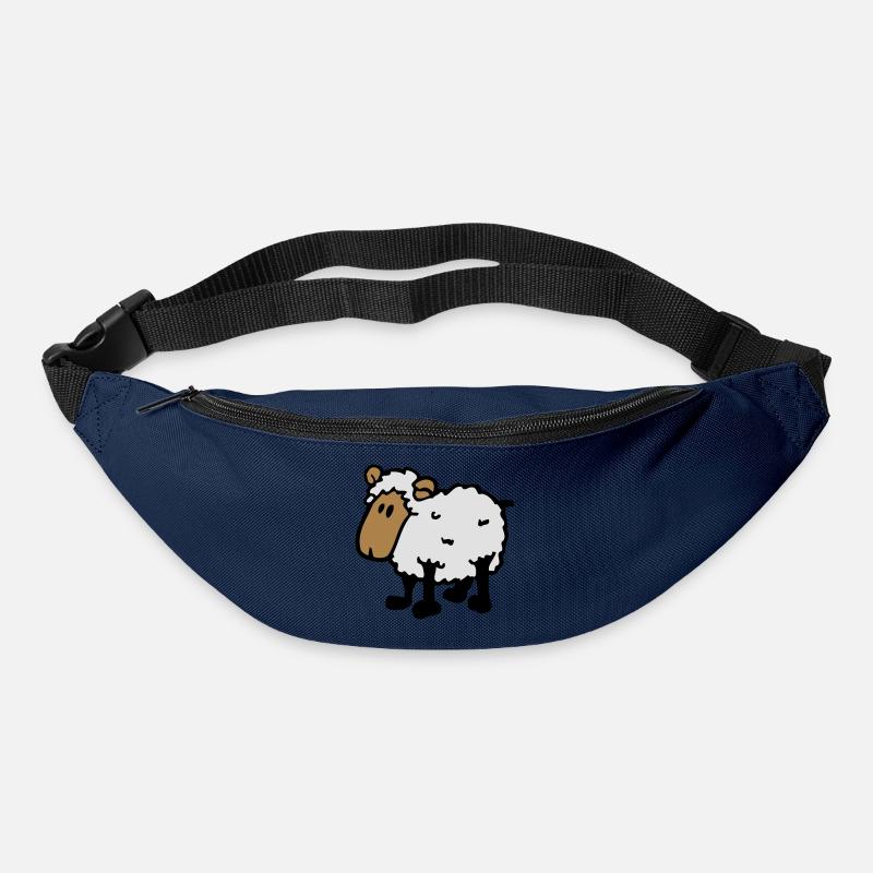 cooles comic schaf funny sheep - Gürteltasche - Navy