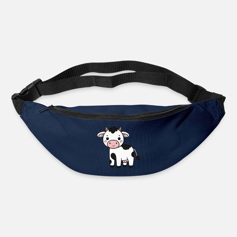 Kuh Kühe - Gürteltasche - Navy