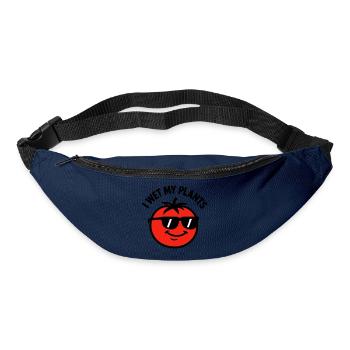 Ich befeuchte meine Pflanzen beim Tomatengärtnern - Gürteltasche - Navy - Vorne