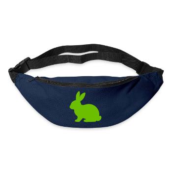 Heller Hase Silhouette - Gürteltasche - Navy - Vorne