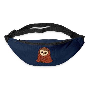eule-decke - Gürteltasche - Navy - Vorne