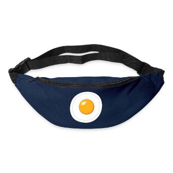 Eikostüm Halloween lustiges Frühstückskostüm - Gürteltasche - Navy - Vorne