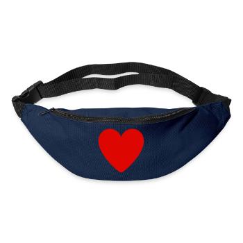 Crimson Heart Emblem - Gürteltasche - Navy - Vorne