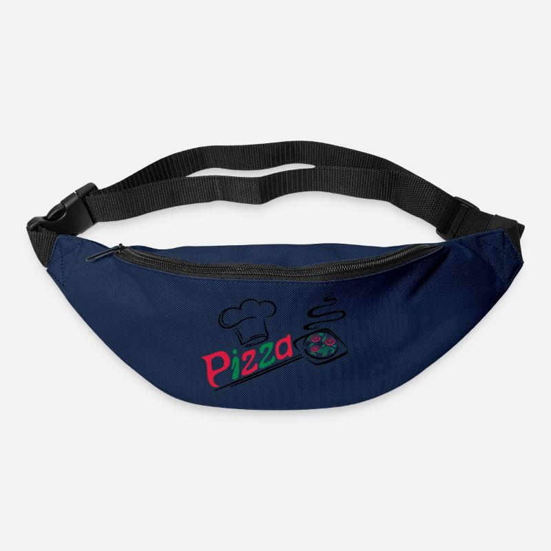 Pizza Bäcker mit Kochmütze, chef hat - Gürteltasche - Navy