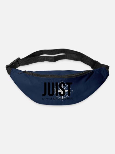 Koordinaten Juist - Gürteltasche - Navy