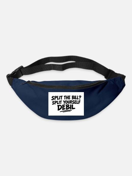 Die Rechnung teilen? - Gürteltasche - Navy