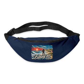 Angeln Hvide Sande2 - Gürteltasche - Navy - Vorne