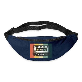 1976_Vintage_Kassette_ - Gürteltasche - Navy - Vorne