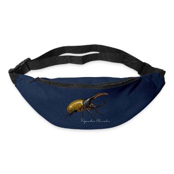 Herkuleskäfer Dynastes hercules - Gürteltasche - Navy - Vorne