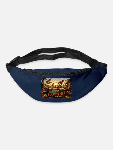 Genie zu Idiot: Beach Line - Gürteltasche - Navy