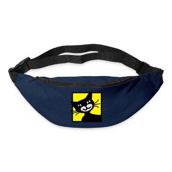 Katze - Gürteltasche - Navy - Vorne