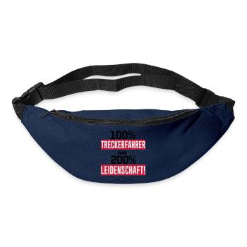 Traktor , Treckerfahrer 200% Leidenschaft ...(25) - Gürteltasche - Navy - Vorne