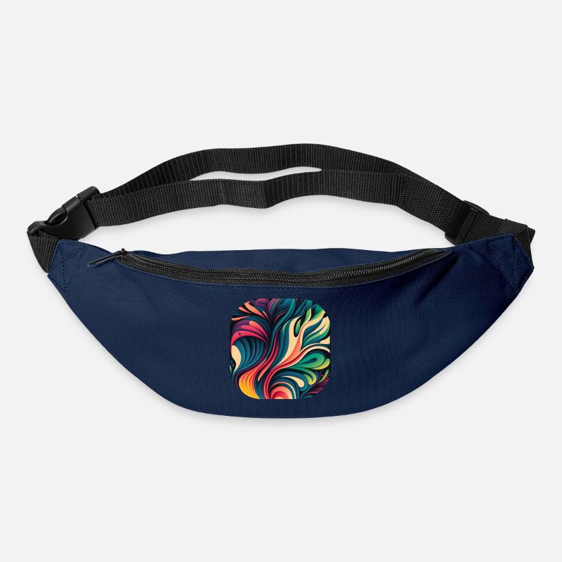 Abstrakt - Gürteltasche - Navy