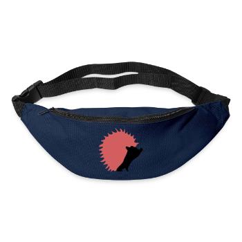 Herbst Igel - Gürteltasche - Navy - Vorne